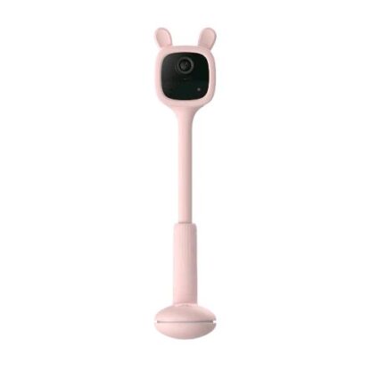 EZVIZ EZBM1-RABBIT TELECAMERA A BATTERIA BABY MONITOR WIFI AUDIO BIDIRENZIONALE RICONOSCIMENTO MOVIMENTO INTELLIGENTE E USCITA DALLA CULLA ROSA