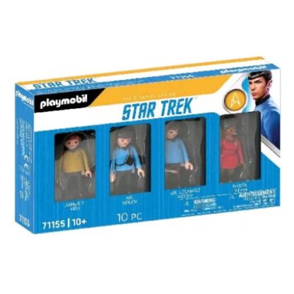 PLAYMOBIL STAR TREK 4 PERSONAGGI DA COLLEZIONE