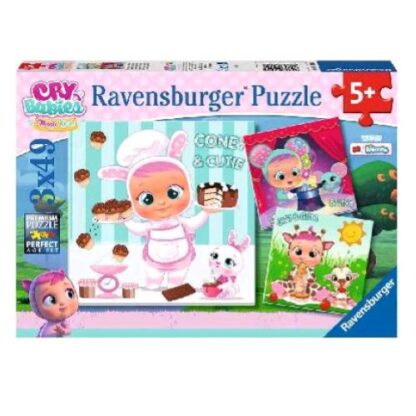 RAVENSBURGER CRY BABIES PUZZLE 3X49 Pz.