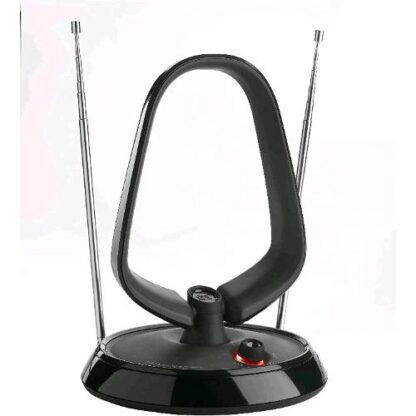 ONE FOR ALL SV9143-5G ANTENNA INDOOR HD ATTIVO DVB-T-T2-DAB 42 DB FILTRO 5G BLACK