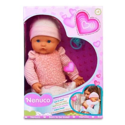 FAMOSA NENUCO CUORE CHE BATTE BAMBOLA MORBIDA 42 CM