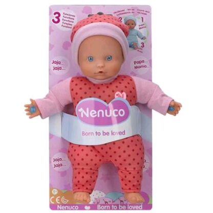FAMOSA NENUCO BAMBOLA SOFT 25 CM CON 3 FUNZIONI