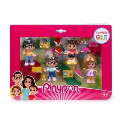 FAMOSA PINYPON 4 PERSONAGGI DELLA FAMIGLIA GBR