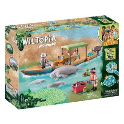 PLAYMOBIL WILTOPIA GITA IN BARCA E LAMANTINI DELLA FORESTA AMAZZONICA CON 2 PERSONAGGI