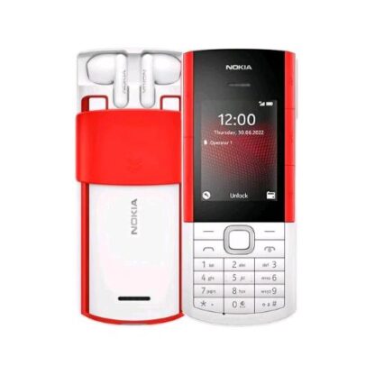 NOKIA 5710 XA DUAL SIM 2.4" BLUETOOTH FOTOCAMERA RADIO FM AURICOLARI WIRELESS INTEGRATI TASTI LETTORE AUDIO DEDICATI 4G ITALIA WHITE RED