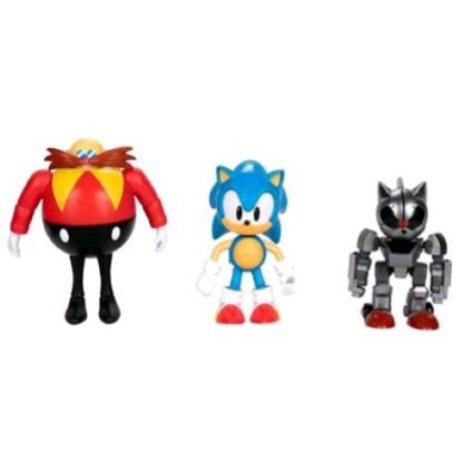 JAKKS SONIC SET DI 3 FIGURE DEL 30 ANNIVERSARIO ALTE 10 CM