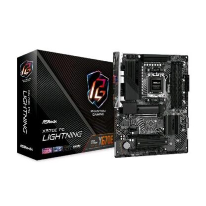 ASROCK X670E PG LIGHTNING AMD X670 SCHEDA MADRE SOCKET AM5 ATX 4xDDR5 4xSATA 1XPCI-E 5.0 x16 1PCI-E 4.0 ATX USB 3.2 TYPE-C REALTEK 2.5G LAN HDMI DISPLAYPORT