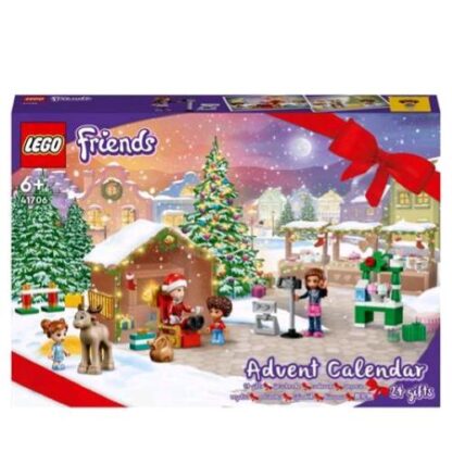 LEGO FRIENDS CALENDARIO DELL' AVVENTO 2022 CON BABBO NATALE PUPAZZO DI NEVE E RENNE