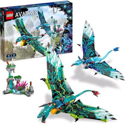 LEGO AVATAR IL PRIMO VOLO SULLA BANSHEEE DI JAKE E NEYTIRI CON 2 MINIFUGURE E 2 FIGURE DI BANSHEE COSTRUIBILI