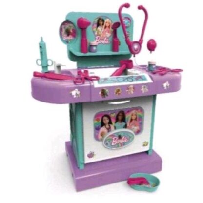 GRANDI GIOCHI BARBIE MEGA CLINICA VETERINARIA PLAY SET CON ACCESSORI