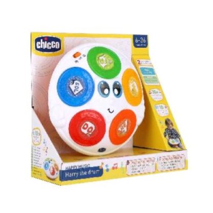 CHICCO DONATELLO IL TAMBURELLO TAMBURO ARMONICO CON PULSANTI LUMINOSI
