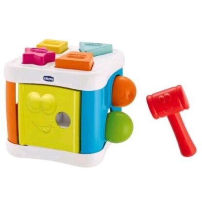 CHICCO CUBO INCASTRA E MARTELLA GIOCO 2 IN 1