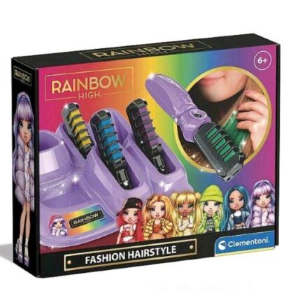 CLEMENTONI RAINBOW HAIR FASHION HAIRSTYLE KIT CREATIVO