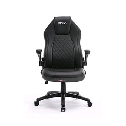 NASA VOYAGER SEDIA GAMING REGOLABILE 5 GAMBE PELLE SINTETICA BLACK