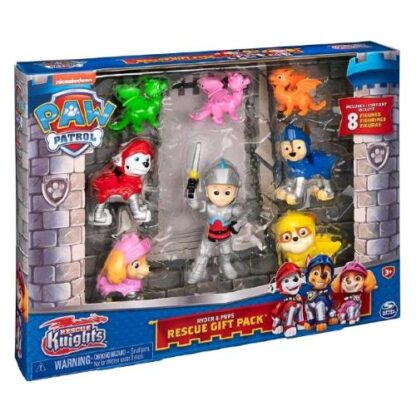 SPIN MASTER PAW PATROL RESCUE KNIGHTS PACK SET CON 8 PERSONAGGI