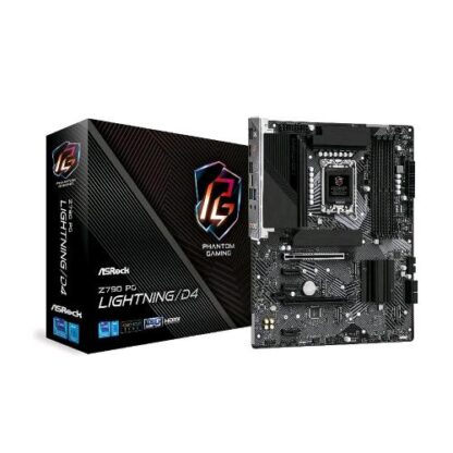 ASROCK Z790 PG LIGHTNING/D4 SCHEDA MADRE LGA 1700 4xDDR4 HDMI DISPLAYPORT USB 3.2 USB-C LAN