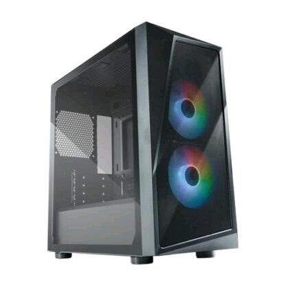 COOLER MASTER CMP 320 CASE MINI TOWER MICRO ATX MINI-ITX PANNELLO FRONTALE IN MESH PANNELLO LATERALE IN VETRO TEMPERATO 2XVENTOLE ARGB 120MM BLACK