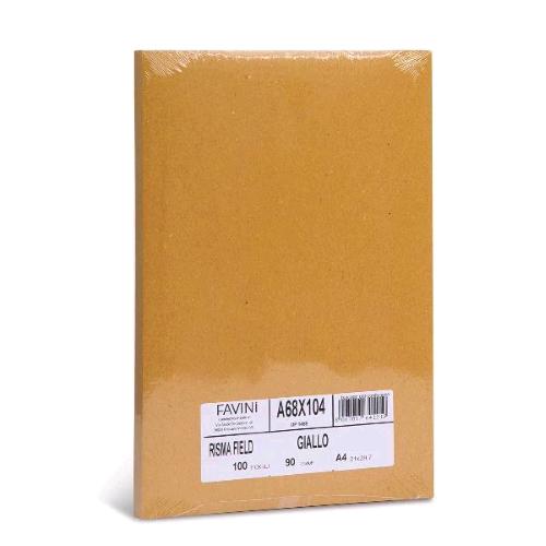 CARTOTECNICA FAVINI FOGLI IIN CARTA GIALLO CONF 100 Pz.