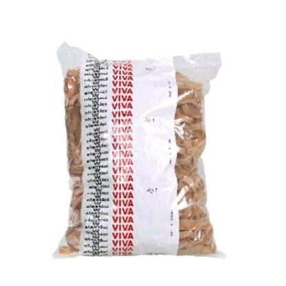 VIVA ELASTICI A FETTUCCIA PARA BUSTA DA 1 KG DIAMETRO 80 mm AVANA