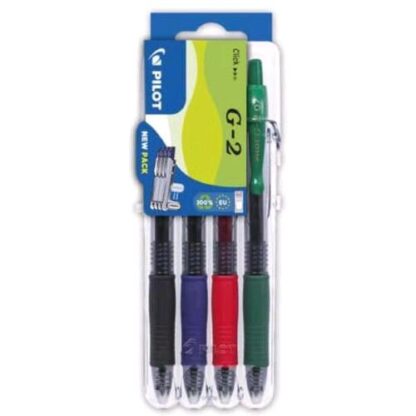 PILOT SET2GO PENNA ROLLER PUNTA 0.7 mm INCHIOSTRO COLORI ASSORTITI CONF 4 Pz.