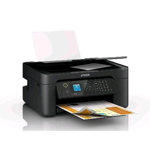 EPSON WORKFORCE WF-2910DWF STAMPANTE MULTIFUNZIONE COLORE INK-JET A4 STAMPA FRONTE RETRO SCANSIONE COPIA FAX DISPLAY LCD 3.7CM WIFI ETHERNET STAMPA DA MOBILE E SU CLOUD AIRPRINT BLACK
