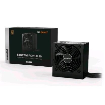 BE QUIET! ALIMENTATORE SYSTEM POWER 10 650W 80PLUS BRONZE 20+4 PIN ATX NERO