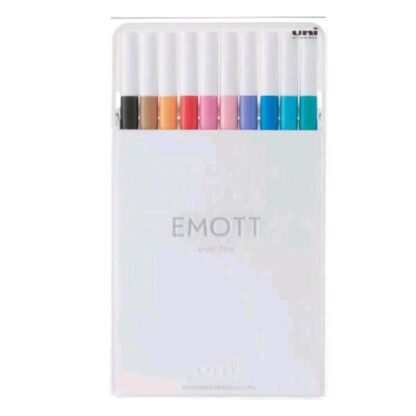 OSAMA EMOTT PENNA PUNTA IN FIBRA 0,4 mm COLORI ASSORTIT SOFT PASTEL CONF 10 Pz.