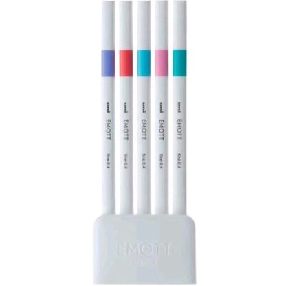 OSAMA EMOTT PENNA PUNTA IN FIBRA 0.4 mm COLORI ASSORTITI CANDY POP CONF 5 Pz.