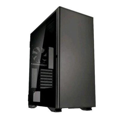 KOLINK STRONGHOLD BARRICADE CASE MIDDLE TOWER MINITX/MATX/ATX/E-ATX PANNELLO LATERALE IN VETRO TEMPERATO 2XUSB-A 2.0 1XUSB-A 3.0 2XVENTOLE PWM 120MM BLACK