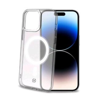 CELLY GELSKINMAG APPLE iPHONE 14 PRO COVER IN TPU CON MODULO MAGSAFE INTEGRATO TRASPARENTE