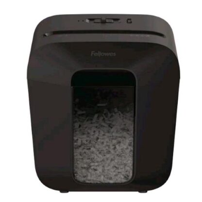 FELLOWES POWERSHRED LX25 DISTRDOCUMENTI A PARTICELLE CESTINO 11.5 LT CAPACITA' 6 FOGLI NERO