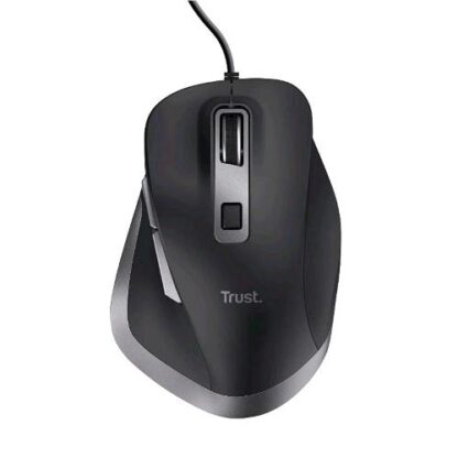 TRUST FYDA MOUSE OTTICO 5.000 DPI CALBATO USB-A 1.5MT 6 PULSANTI BLACK