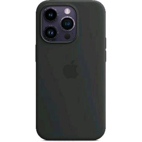 APPLE iPHONE 14 PRO COVER MAGSAFE IN SILICONE COLORE MEZZANOTTE