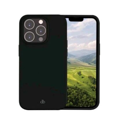 DBRAMANTE 1928 GREENLAND APPLE iPHONE 14 PRO COVER PROTETTIVA ANTIURTO COMPATIBILE CON RICARICA WIRELESS NERO
