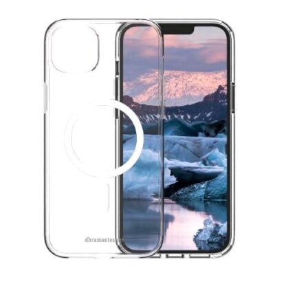 DBRAMANTE 1928 ICELAND PRO APPLE iPHONE 14 PLUS COVER PROTETTIVA ANTIURTO COMPATIBILE CON MAGSAFE TRASPARENTE