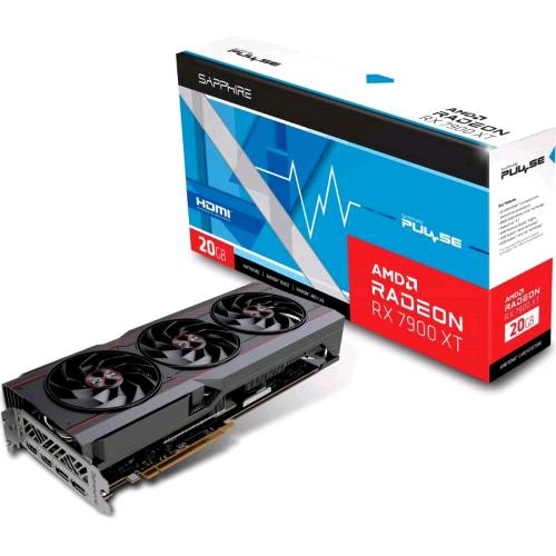 SAPPHIRE PULSE RADEON RX 7900 XT GAMING OC 20GB GDDR6 DUAL HDMI DUAL DP PCI Express x16 4.0