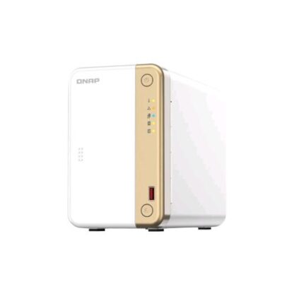 QNAP TS-262-4G NAS INTEL CELERON N4505 2.9GHz 2 SLOT RAM 4GB LAN 10,100,1000,2500 Mbit/s