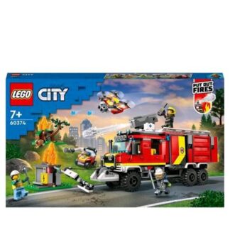 LEGO CITY AUTOPOMPA DEI VIGILI DEL FUOCO CON 3 MINIFIGURE E DRONE GIOCATTOLO