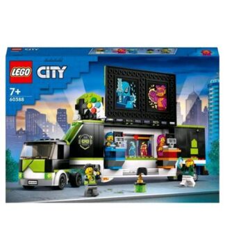 LEGO CITY CAMION DEI TORNEI DI GIOCO CON 3 MINIFIGURE UN PRESENTATORE E 2 GIOCATORI