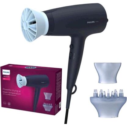 PHILIPS HD360/20 THERMOSHIELD ASCIUGACAPELLI SERIE 3000 2100W FUNZIONE IONICA NERO BLU