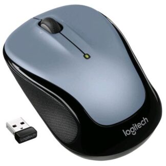 LOGITECH M325s MOUSE OTTICO WIRELESS AMDIDESTRO 5 TASTI IMPUGNATURA IN GOMMA 1.000 DPI LIGHT SILVER/BLACK