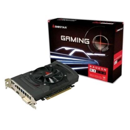 BIOSTAR AMD RADEON RX550-4GB 4GB GDDR5 PCI Express 3.0 128bit DVI+HDMI+DP