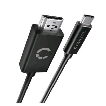 CYGNETT ESSENTIALS CAVO ADATTATORE DA USB-C A HDMI 4K 60Hz 1.8 MT NERO