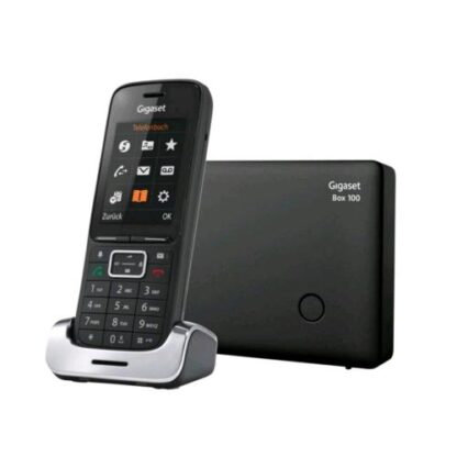 GIGASET PREMIUM 300 IM CORDLESS DECT CON PORTA MICRO USB JACK PER CUFFIE 2.5mm FINO A 6 PORTATILI COLLEGABILI BLACK