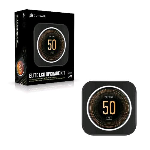 CORSAIR ICUE ELITE KIT DI AGGIORNAMENTO DEL DISPLAY LCD DEL DISPOSITIVO DI RAFFREDDAMENTO DELLA CPU CORSAIR ICUE ELITE NERO