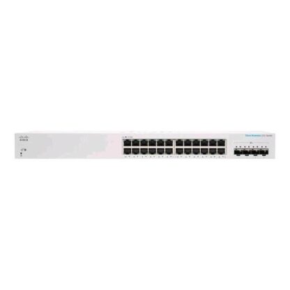 CISCO BUSINESS 220 CBS220-24T-4X-EU SWITCH GESTITO L2 24 x 10/100/1000 + 4 x 10 Gigabit SFP+ (uplink) BIANCO MONTABILE SU RACK