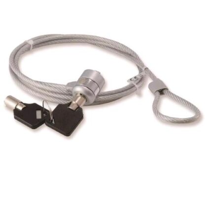 CONCEPTRONIC CAVO DIAMETRO 0.4 cm CON LUCCHETTO A COMBINAZIONE PER NOTEBOOK CON DUE CHIAVI 1.5 MT