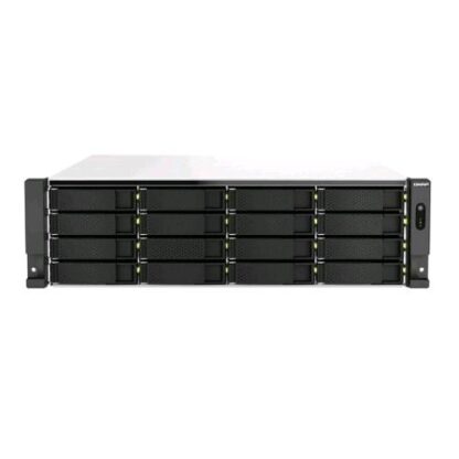 QNAP TS-H2287XU-RP NAS CHASSIS RACK 3U INTEL XEON E-2336 2.9GHz RAM 32GB-22 BAY HDD/SSD 2.5"/3.5"-LAN 100/1000/2500 Mbps COLORE NERO
