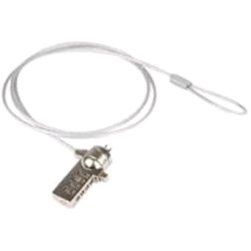 HAMLET CAVO DI SICUREZZA IN ACCIAIO RINFORZATO PER PC E NOTEBOOK CON LUCCHETTO A COMBINAZIONE 1.5 MT ARGENTO