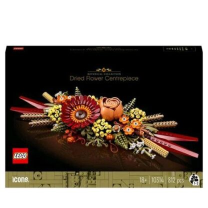 LEGO ICONS CENTROTAVOLA DI FIORI SECCHI FINTI BOTANICAL COLLECTION